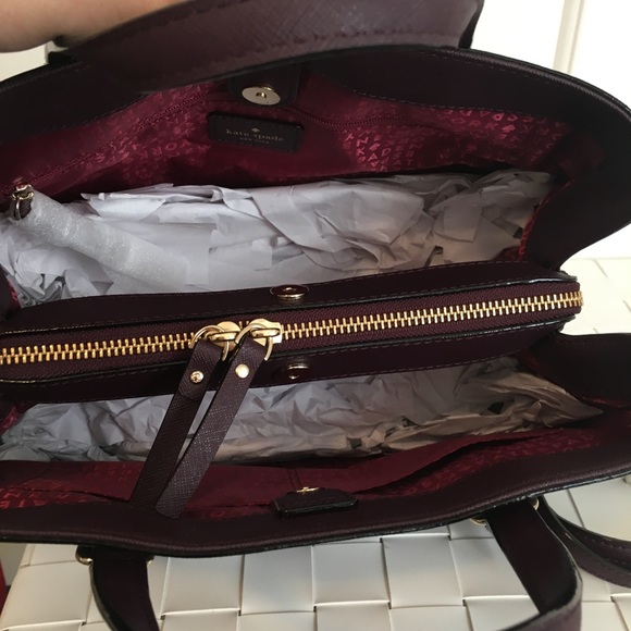 NWT Kate Spade Laurel way Evangelie satchel bag - Picture 6 of 6